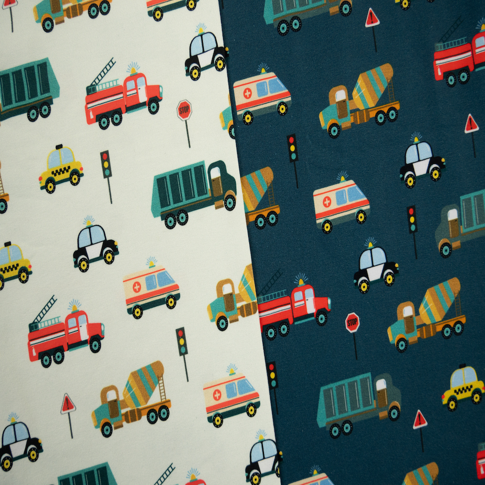 Kinderjersey Baufahrzeuge